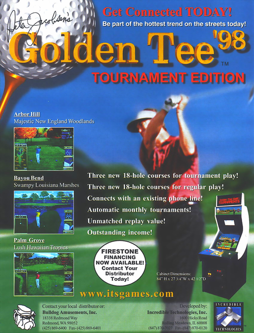 Golden Tee '98 Tournament (v3.02) Arcade Game Cover
